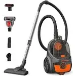 Aspiron Upgraded Canister Vacuum Cleaner, 1200W Bagless Vacuum Cleaner, 3.7Qt...