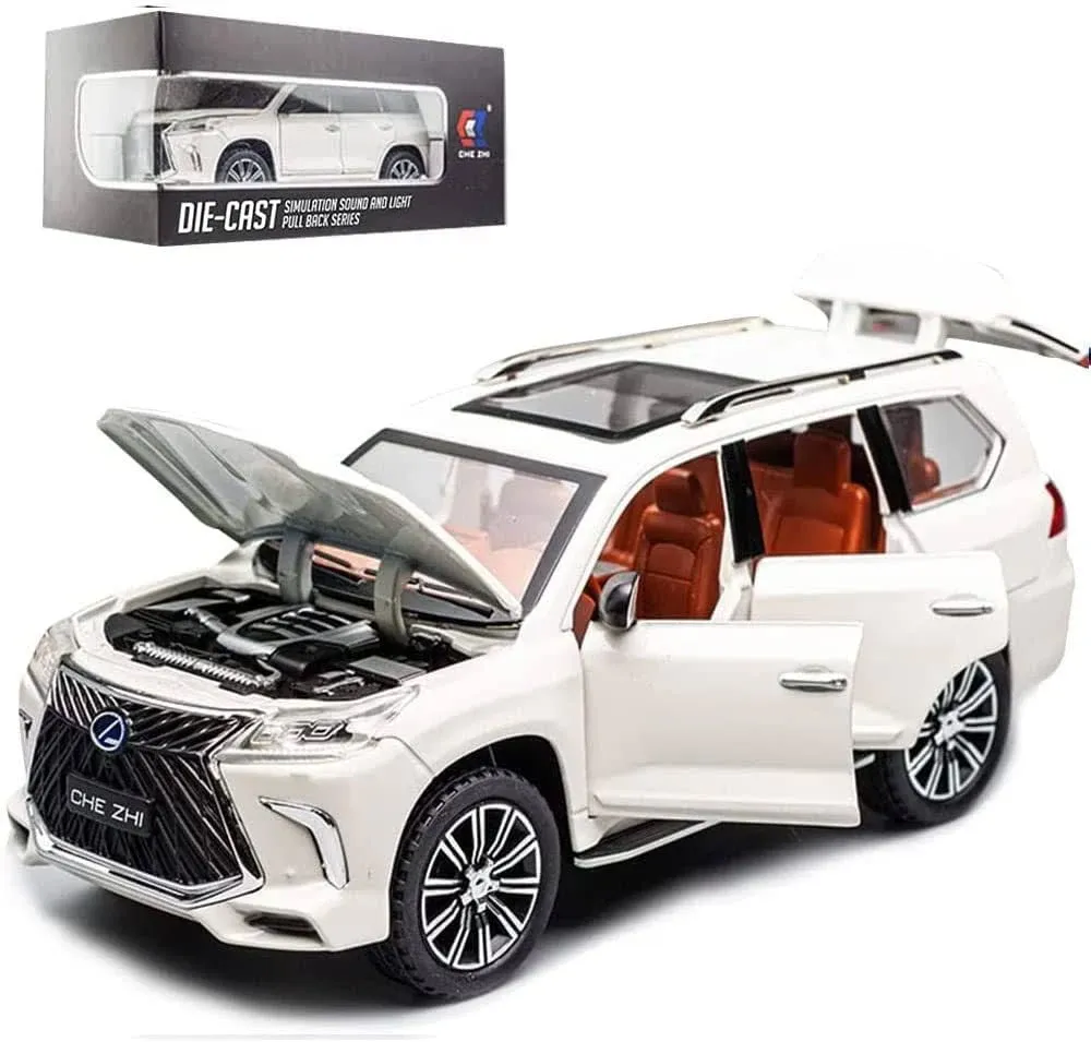 Exquisite car Model 1/24 Lexus 570 Off-Road in Luxury SUV Model Car, Zinc Alloy