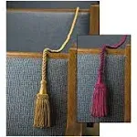 Pack of 2 Weighted with Tassels, Gold, 8 Foot