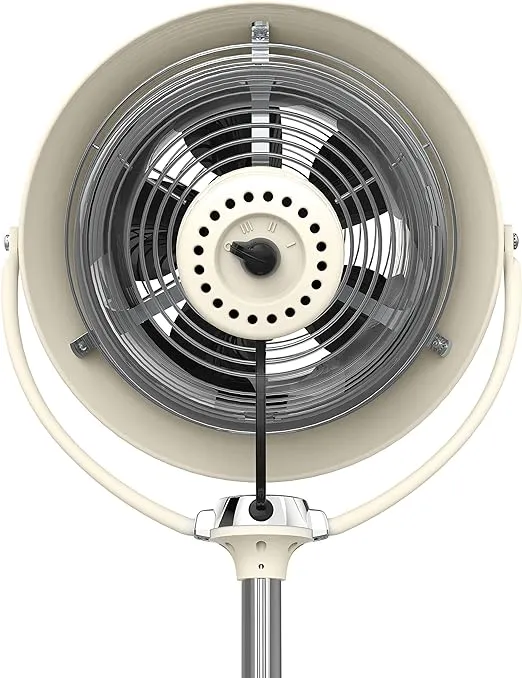 Vornado VFAN Sr. Pedestal Vintage Air Circulator Fan, Vintage White