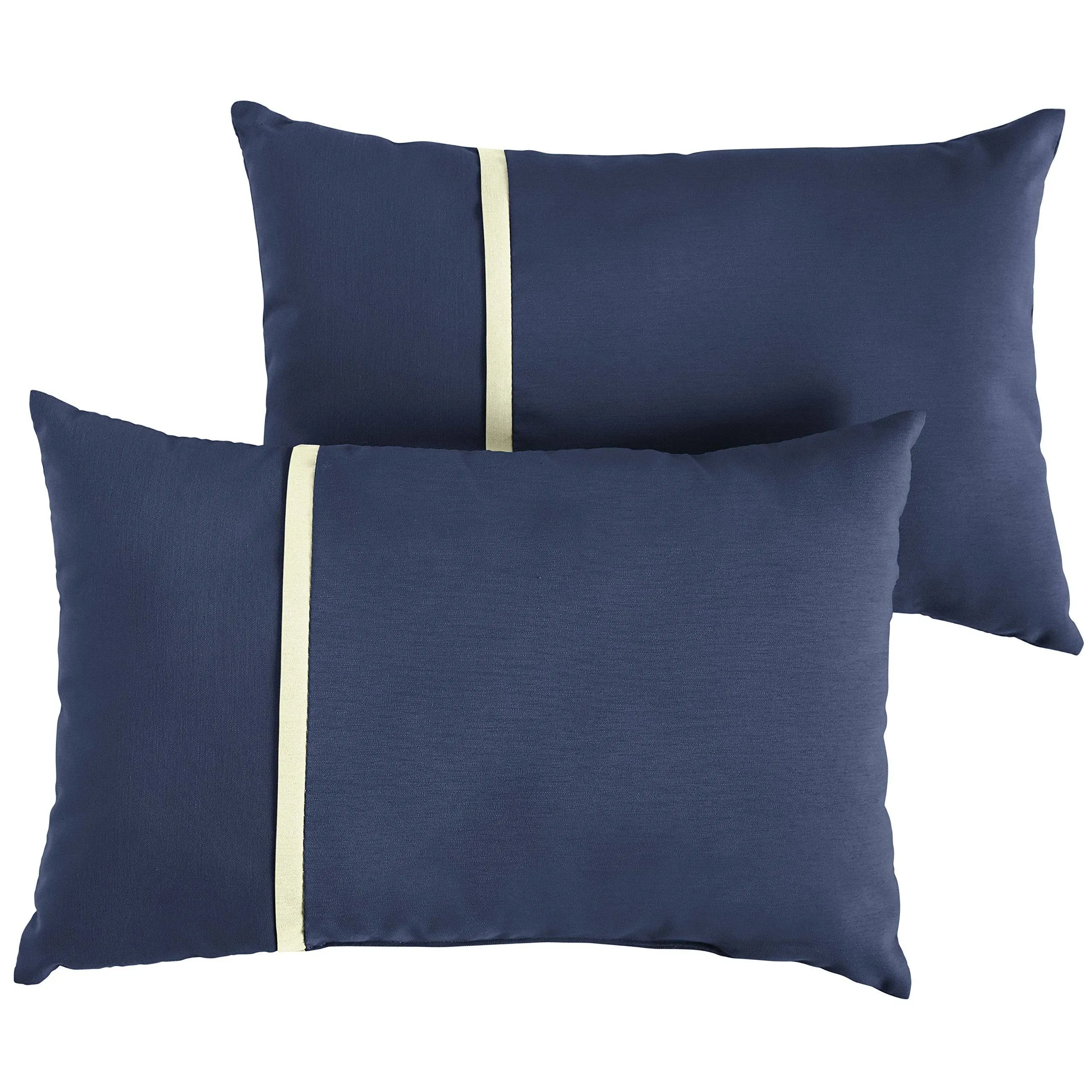 Sunbrella Pillow with Petite Flange (Set of 2)