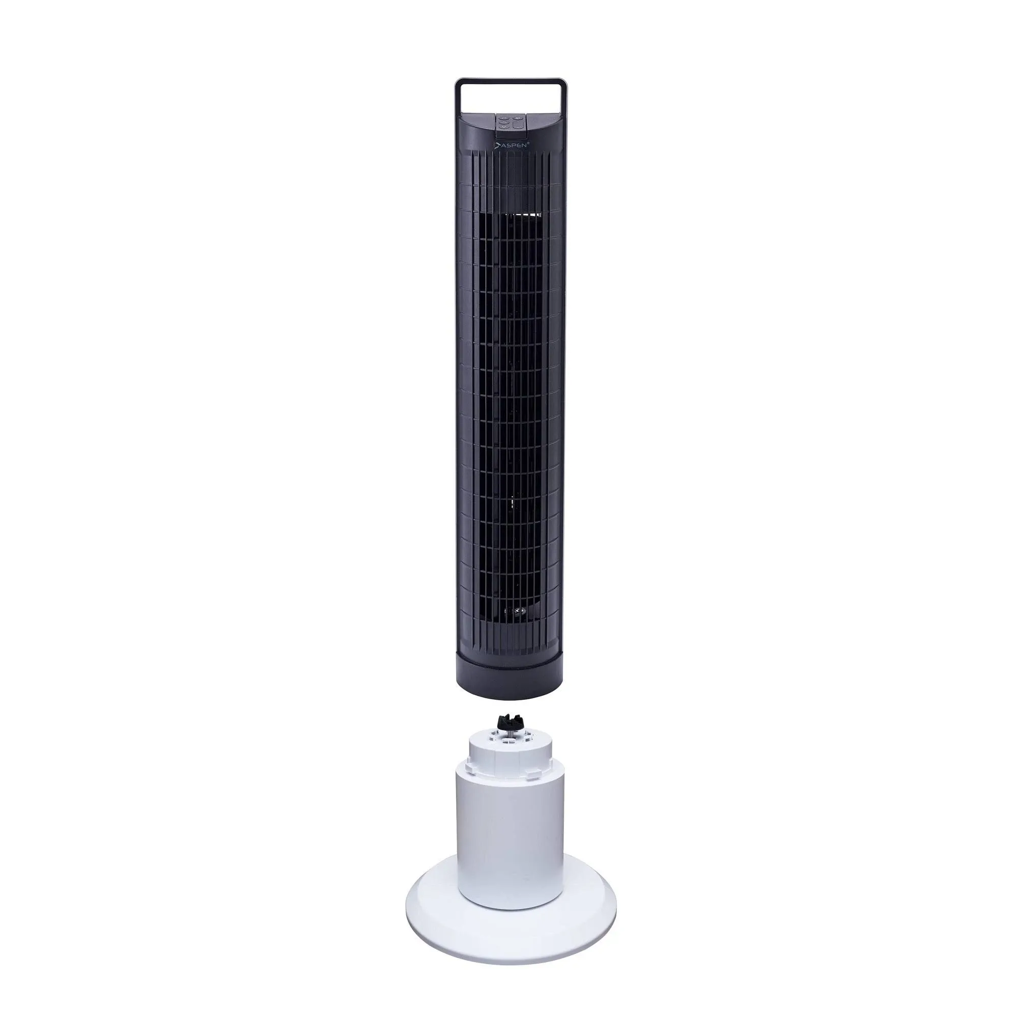 Aspen 40" Tower Fan with Remote - White