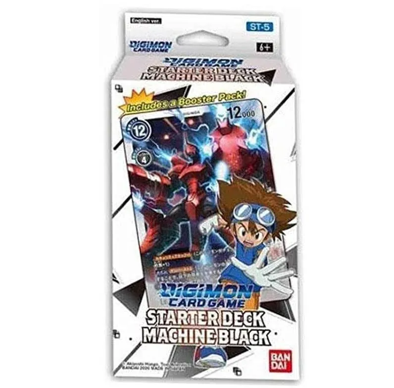 2021 Digimon English TCG Starter Deck: Machine Black - per Deck of 54 Cards