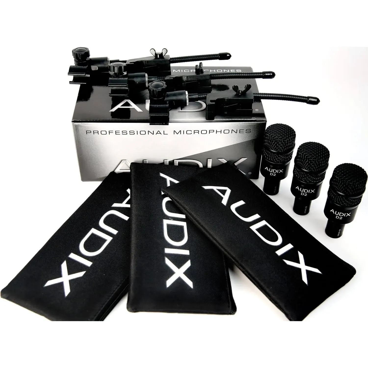 Audix D2 Trio 3 Pack Dynamic Instrument Mic