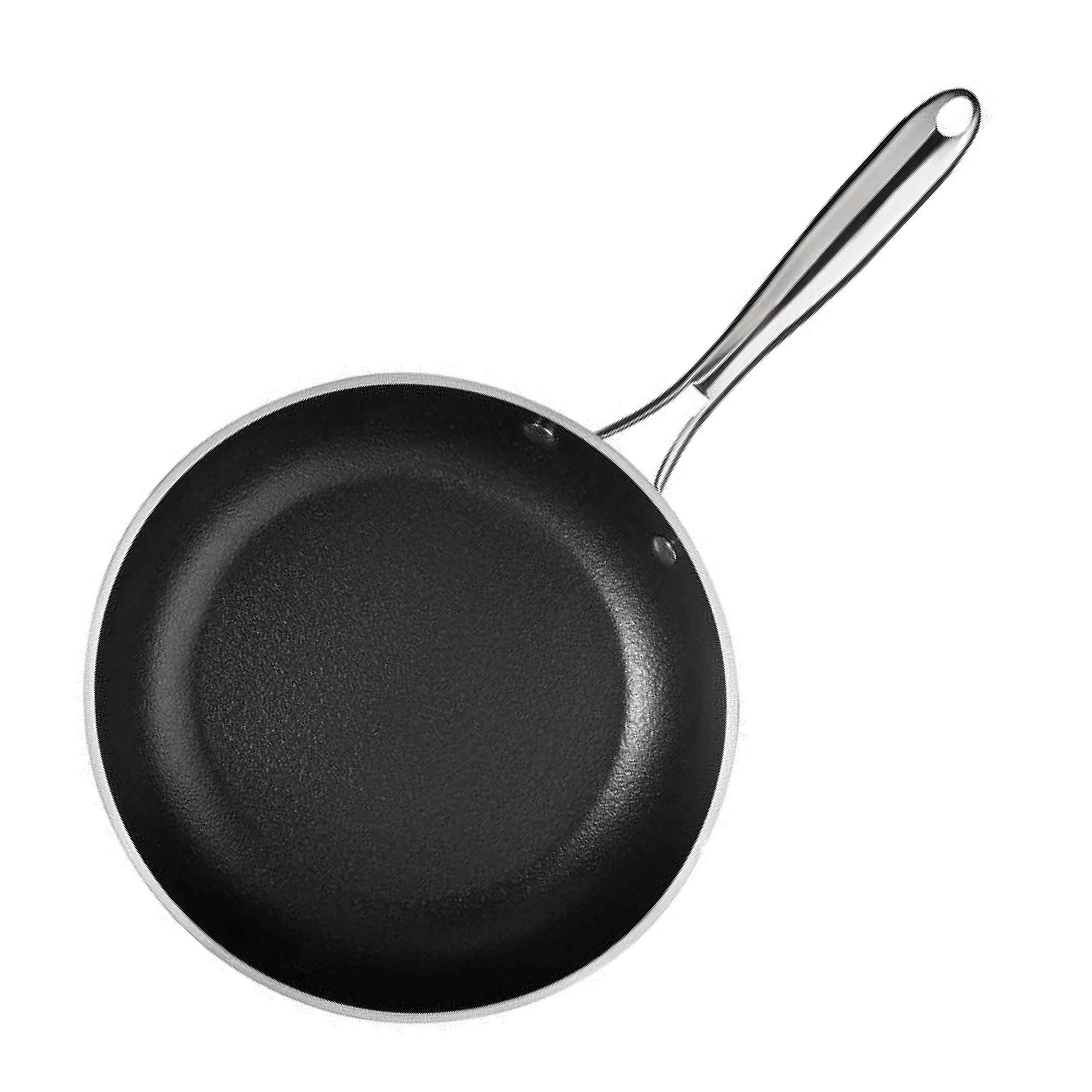 FRY PAN BLK/ORNGE 12""DIA