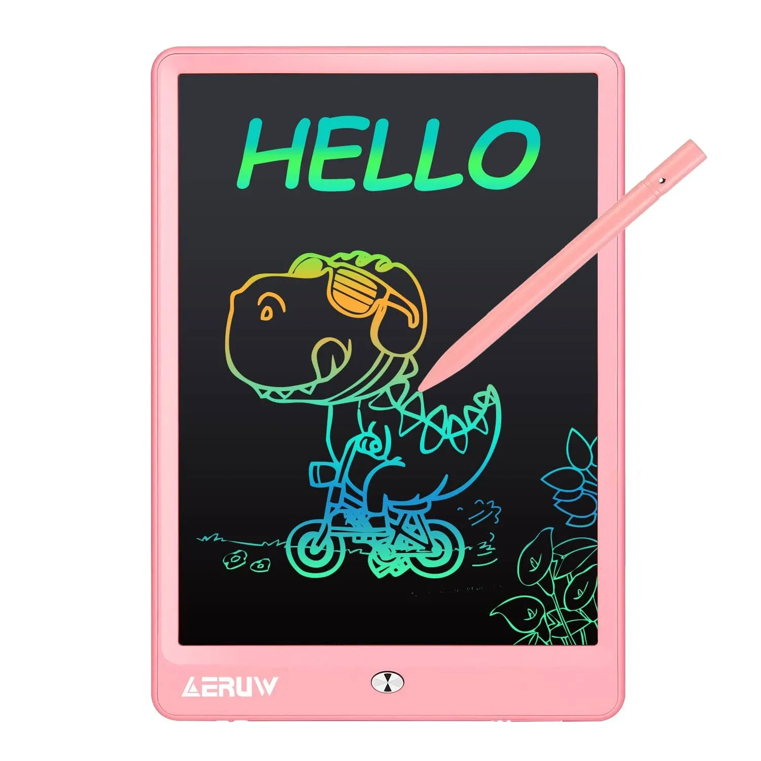 LCD Writing Tablet for Kids, 10 Inch Colorful Electronic Doodle Board, Educational Learning Kids Drawing Tablet Toys, Christmas Birthday Gift for 3 4 5 6 7 8 9 Year Old Girls Boy