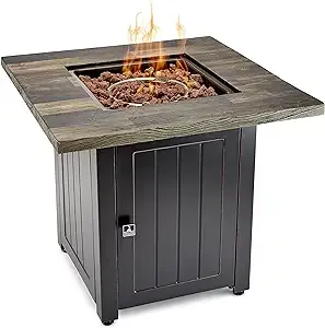 Riley Brown 28” Square Gas Fire Table