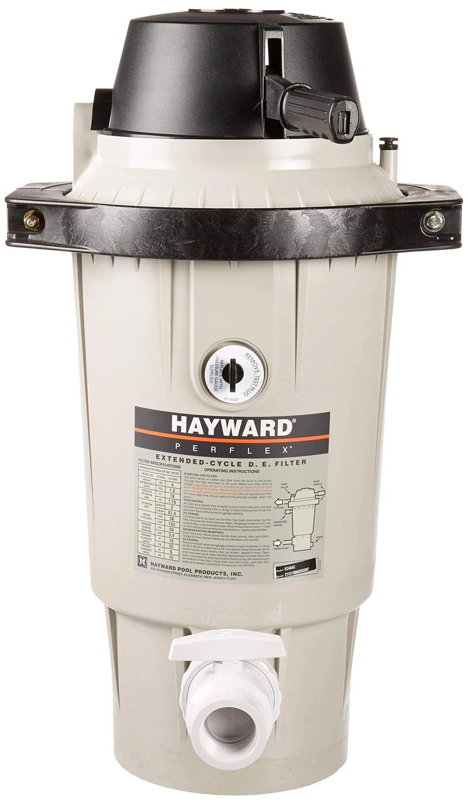 Hayward Perflex Pool Filter W3EC40AC