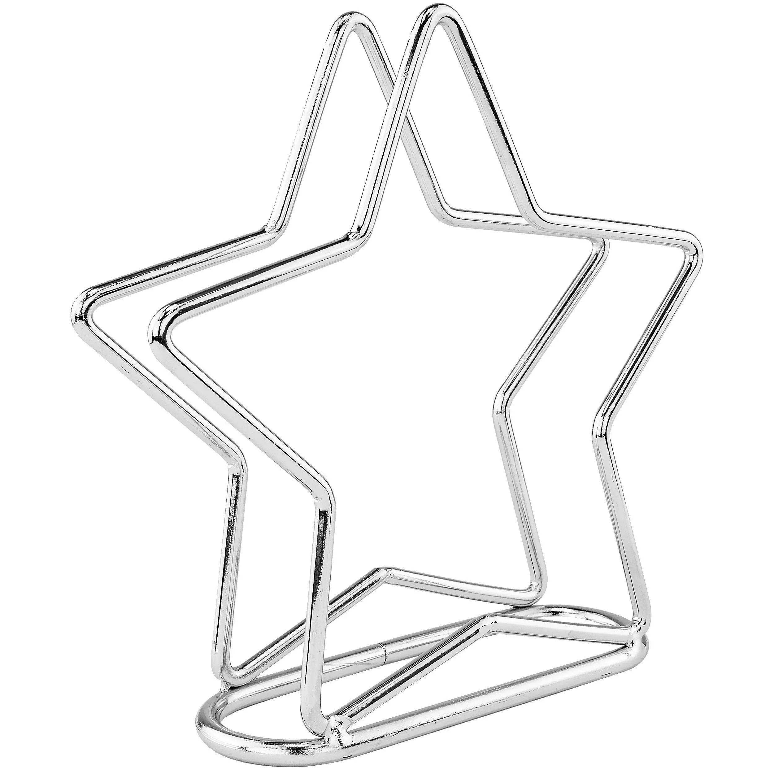 Southern Homewares Star Napkin Holder Rustic Chrome