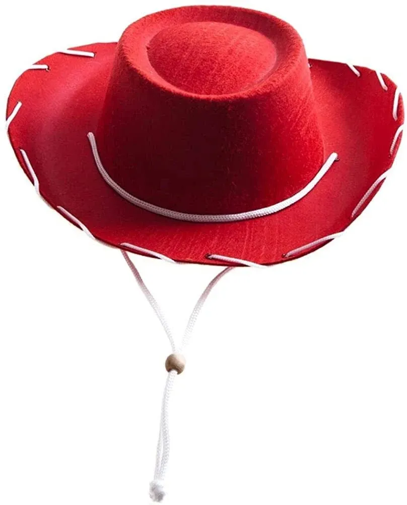 Century Novelty Children's Red Felt Cowboy Hat