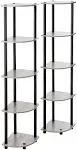 Furinno Turn-N-Tube 5 Tier Corner Display Rack Multipurpose Shelving Unit