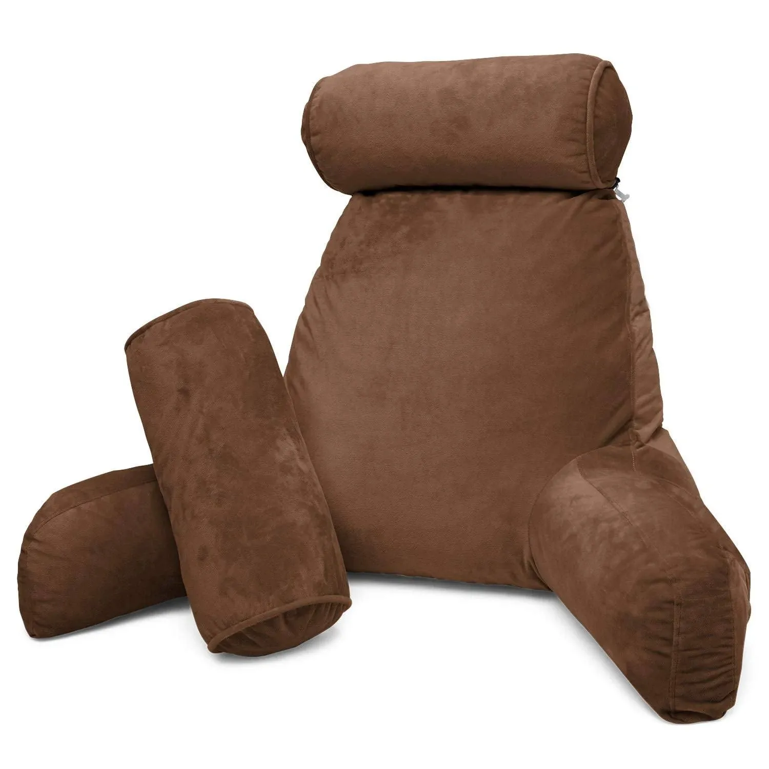 Reading Pillow, Back Rest Pillow for Sitting in Bed with Arms for Kids &amp; Adul...