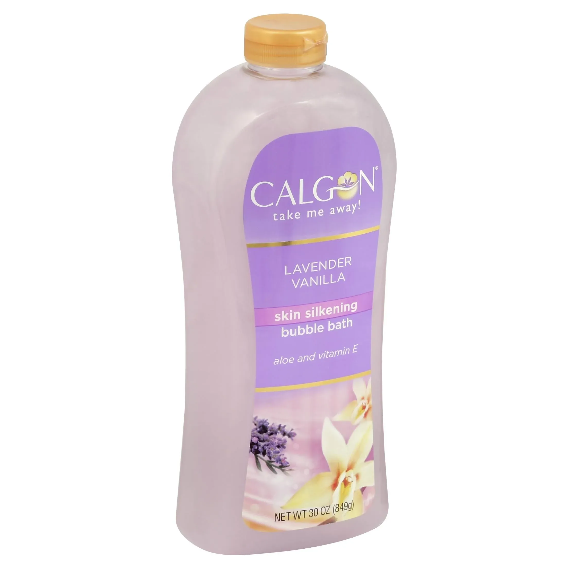 CALGON Lavender and Honey Moisturizing Bubble Bath with Vitamin E 30 oz