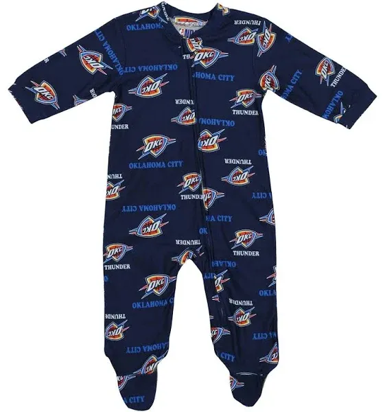 Outerstuff NBA Newborn/Infant Oklahoma City Thunder Coverall Zip Up Sleeper