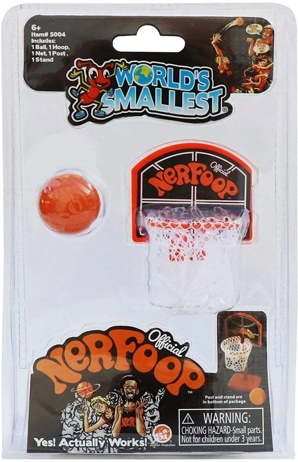 "World's Smallest Nerf Basketball"