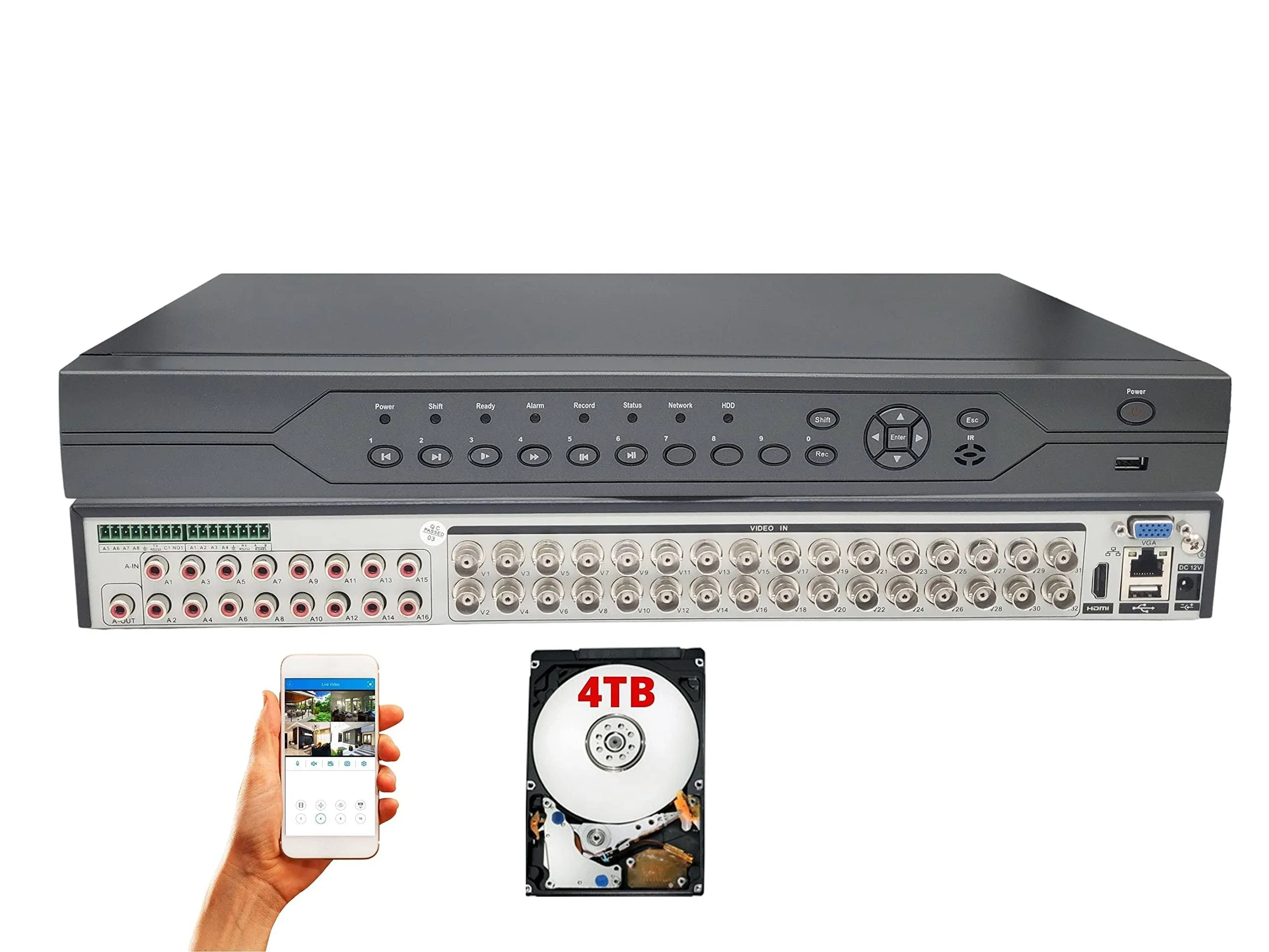 Evertech 32 Channel H.265 DVR Recorder