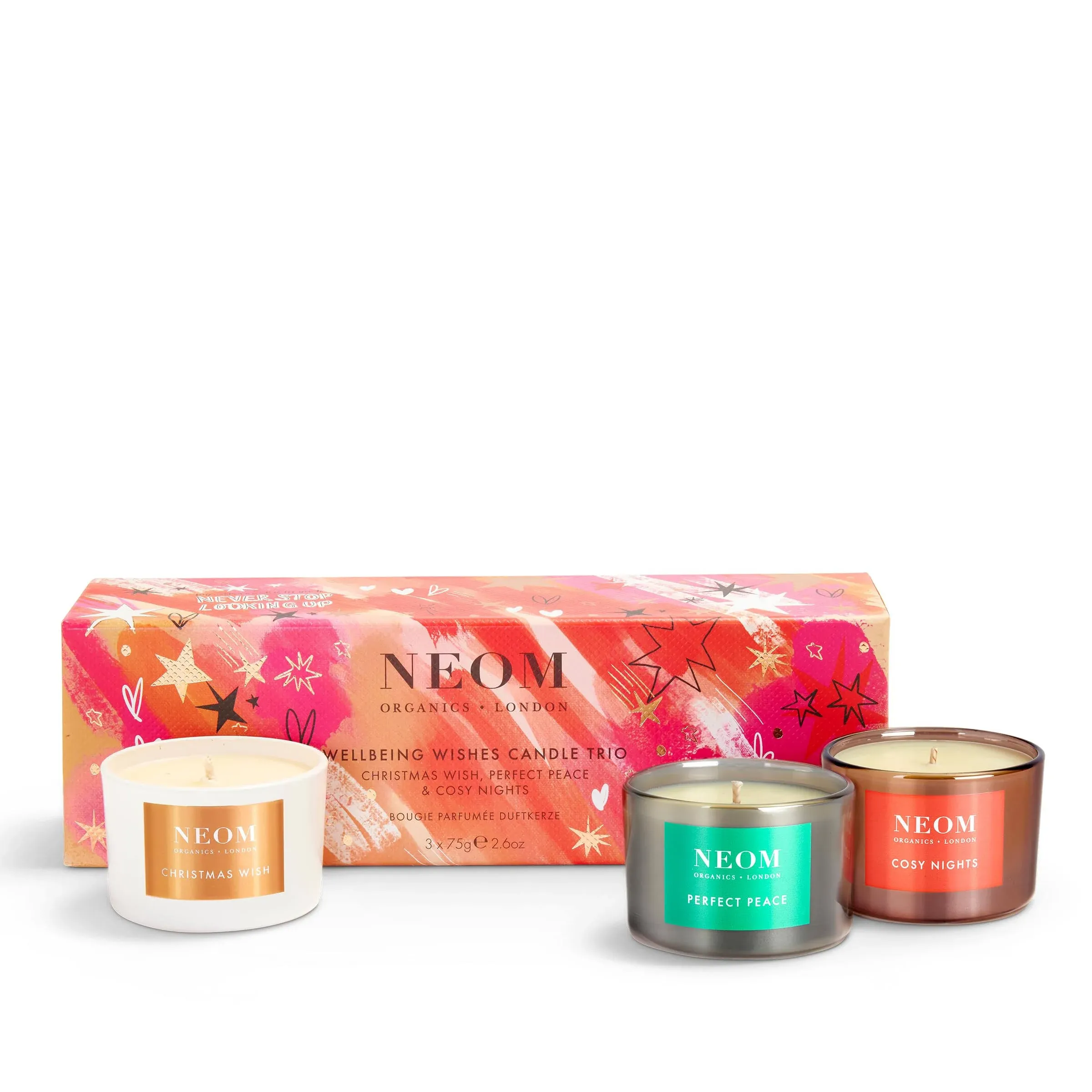 NEOM Organics Wellbeing Wishes Candle Trio