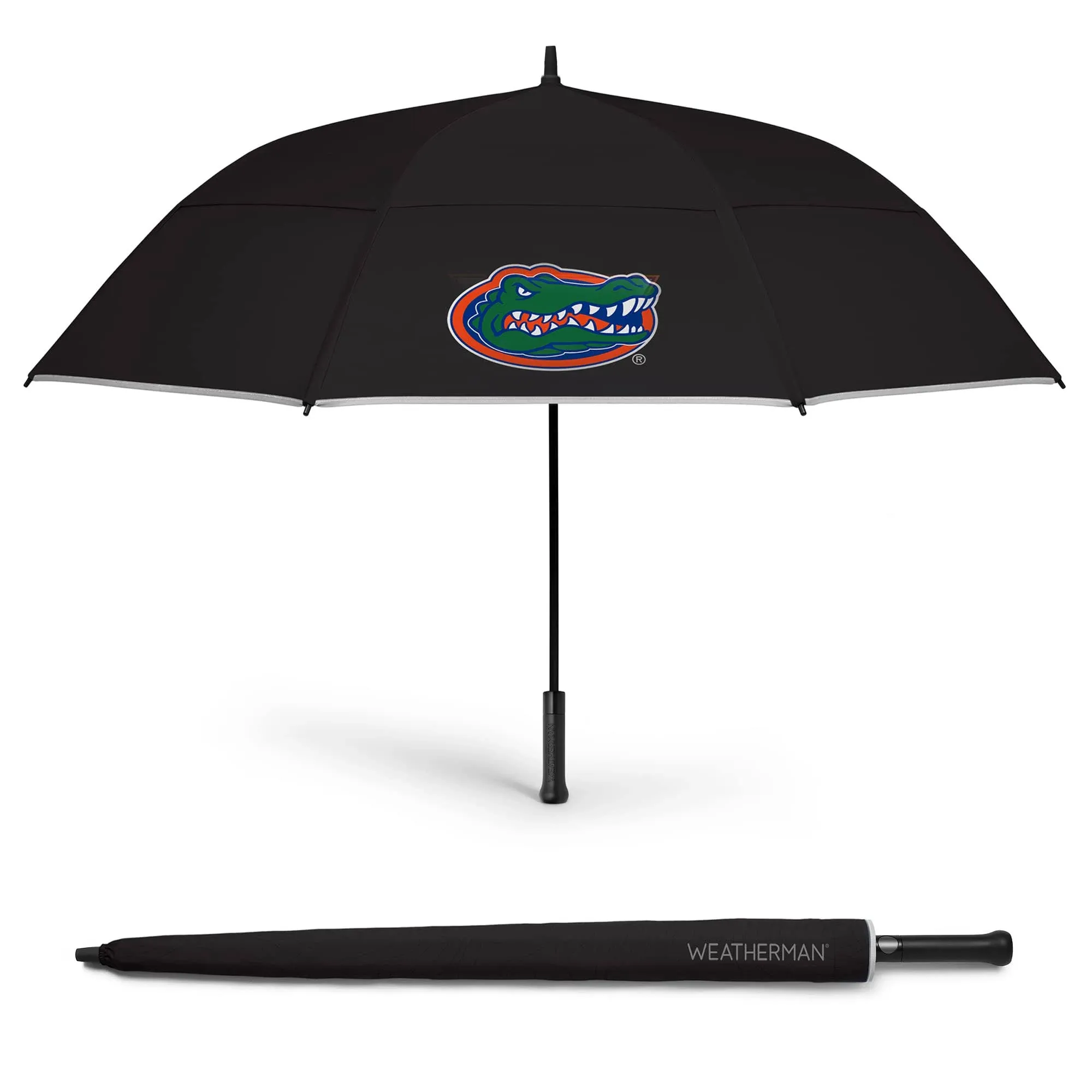 Virginia Tech Hokies Golf Umbrella Weatherman Windproof 68&#034; 