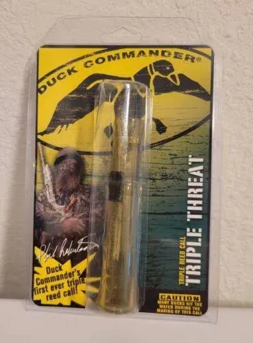 Duck Commander Classic Series Call, Decoy Waterfowl Triple Threat 