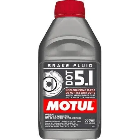 Motul DOT 5.1 High Temp. Brake Fluid (3 Pack)