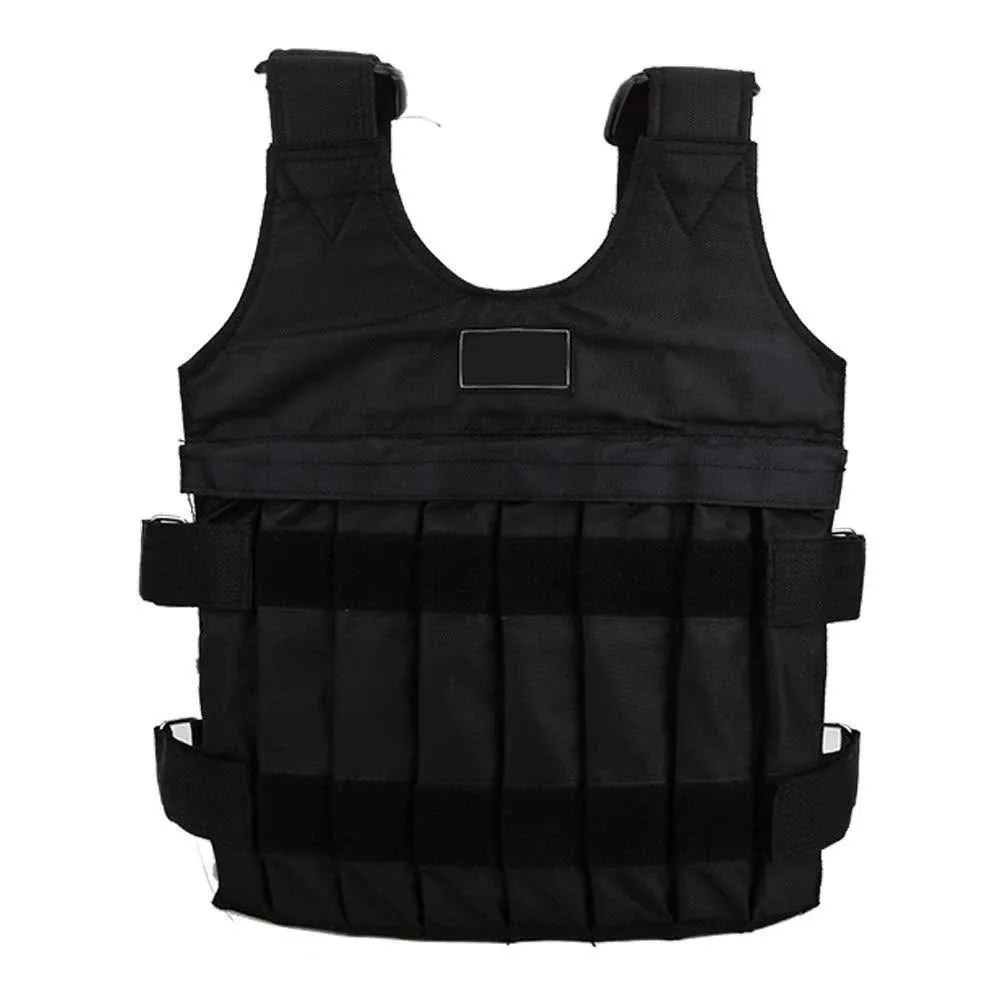 Dilwe Weight Jacket Durable Nylon Multiple Pouches Training Vest for Exercise ...