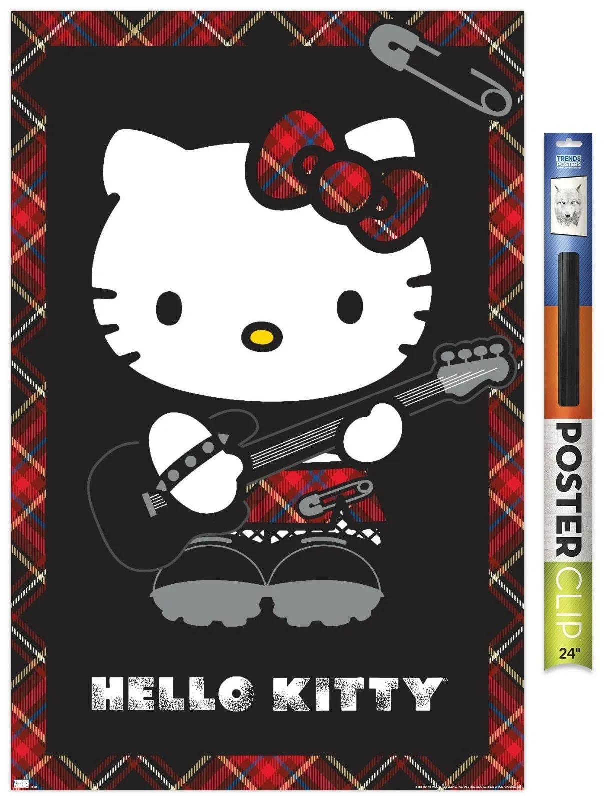 Hello Kitty - Punk Wall Poster, 22.375 inch x 34 inch, EB23301PCEC