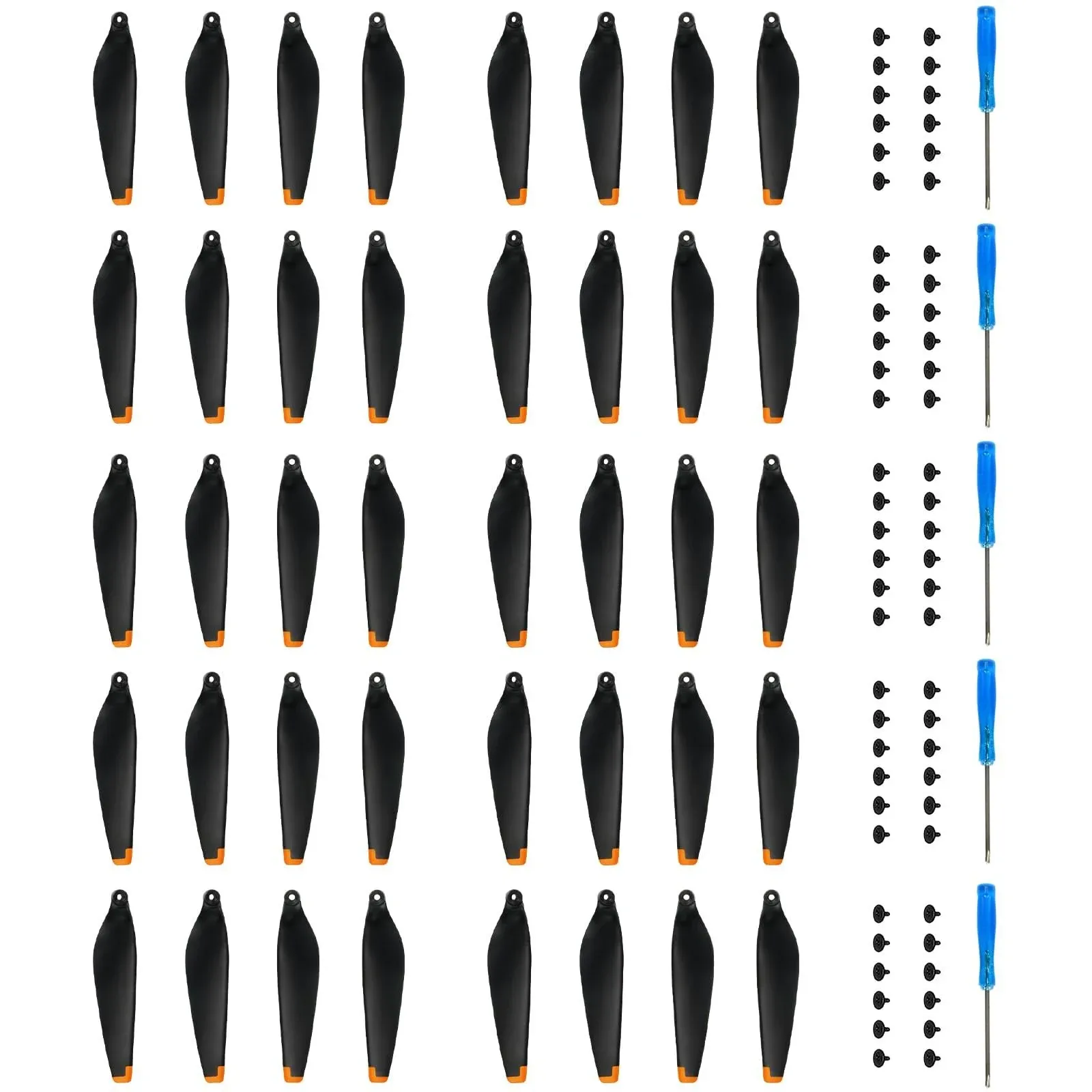 (40pcs) Mini 3 Pro/Mini 4 Pro Propellers Compatible with DJI Mini 4 Pro/Mini 3 Pro Props Wings Blades Replacement Accessories