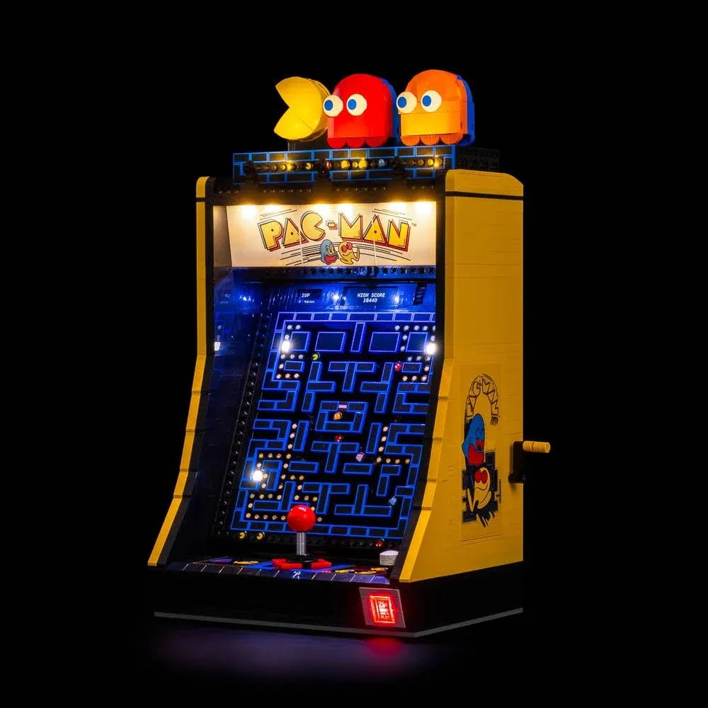 Brickbooster LED lighting set for Lego set 10323 &#034;Pac-Man Arcade&#034;