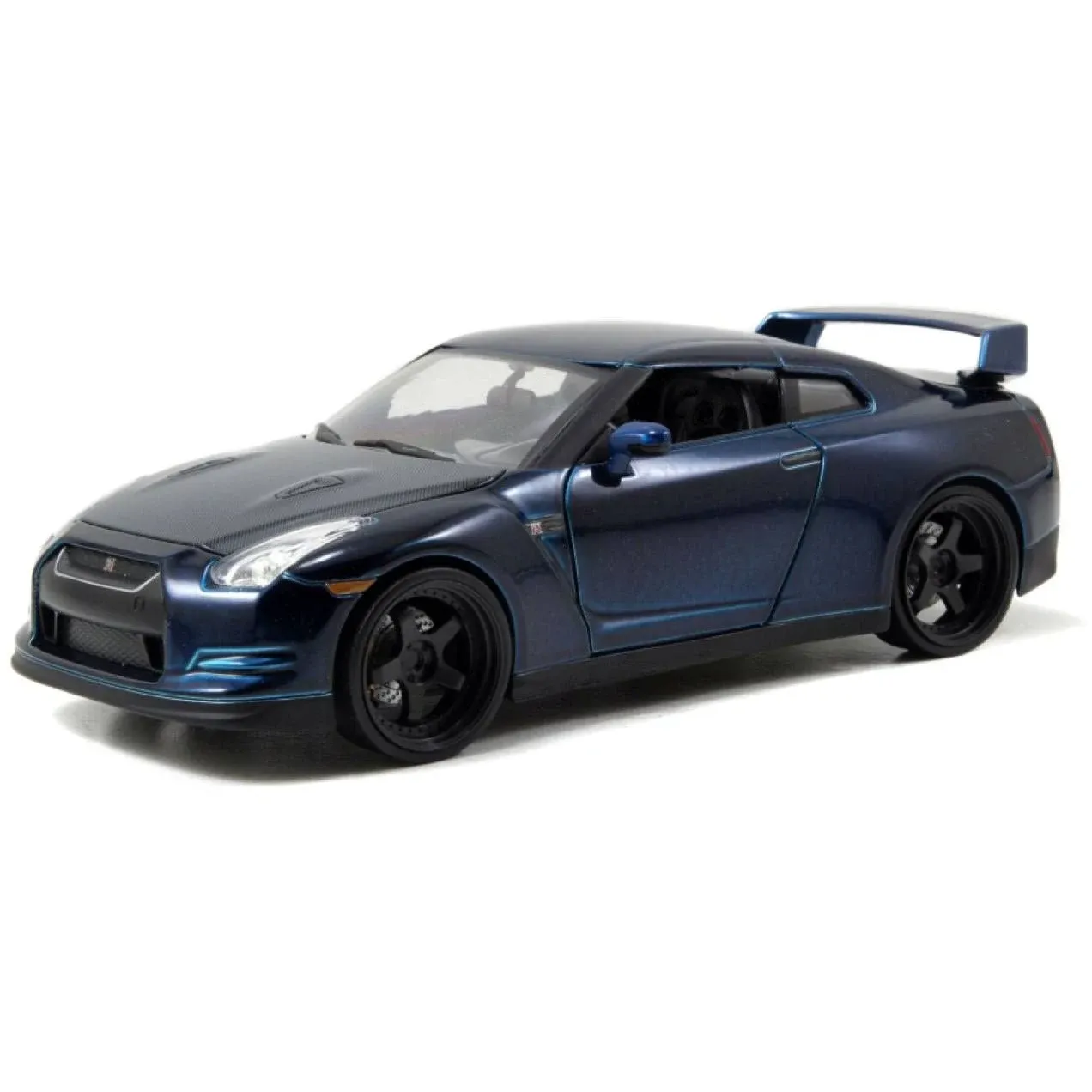 Brian's 2009 Nissan GTR R35 Blue "Fast & Furious 7" Movie 1/24 Diecast Model Car by Jada