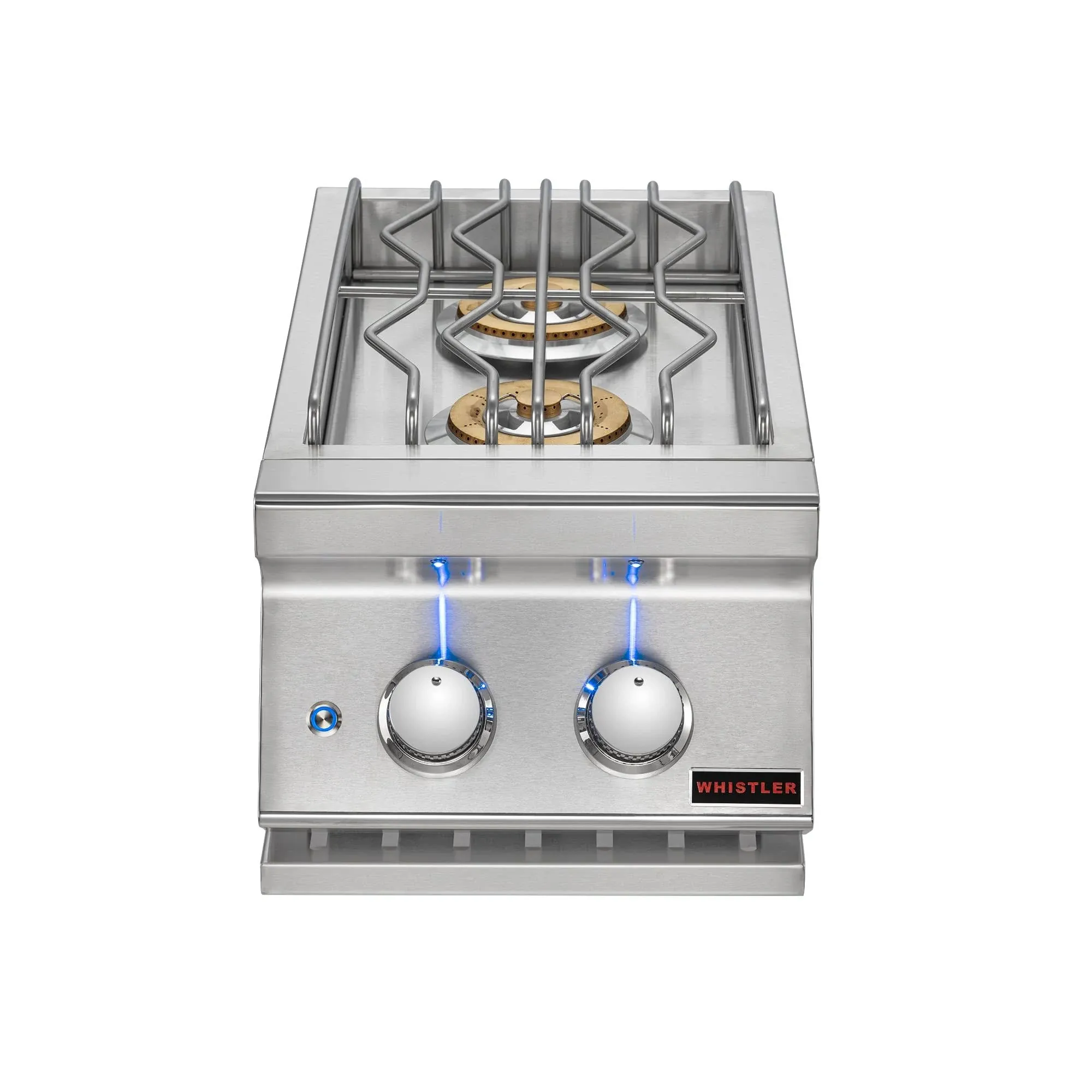 Whistler BBQ Grill Built In Double Side Burner for Outdoor Kitchen Island