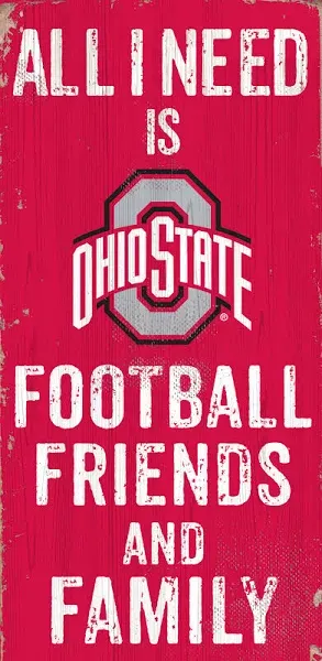 Ohio State Buckeyes Football Friends and Family Sign