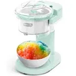 DASH Shaved Ice Maker + Slushie Machine with Stainless Steel Blades for Snow Cone, Margarita + Frozen Cocktails, Organic, Sugar Free, Flavored Healthy Snacks for Kids & Adults - Aqua