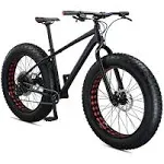 Mongoose Argus Sport Men and Women Fat Tire Mountain Bike, 26-Inch Wheels, Tectonic T2 Adult Frame, Hydraulic Disc Brakes