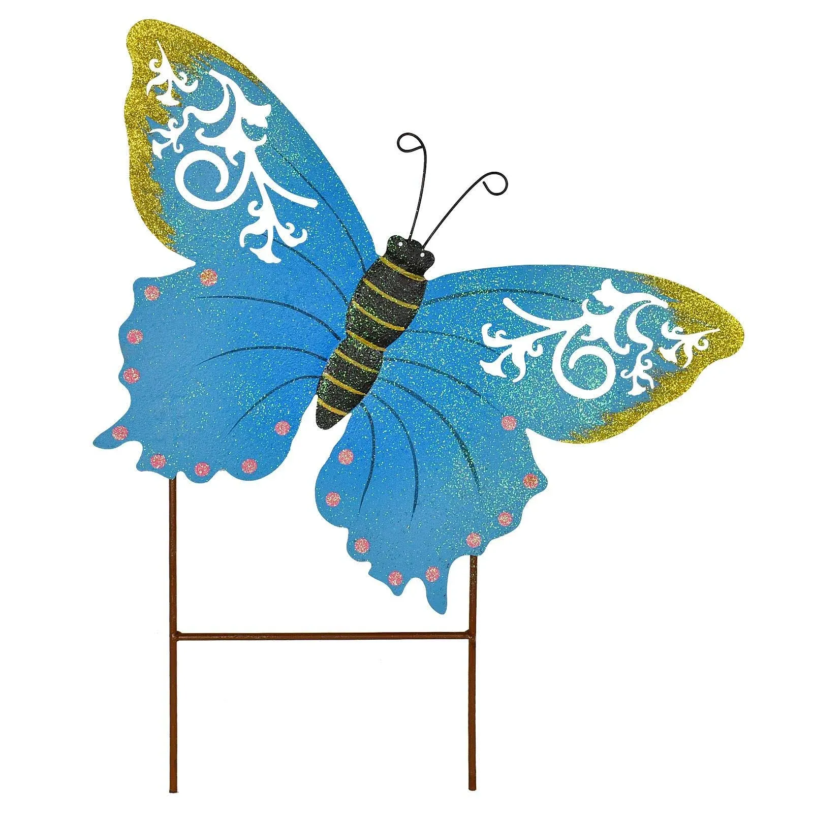 Butterfly Garden Stake Decorative Butterfly Yard Stake, Cute Insect Decor Metal ...