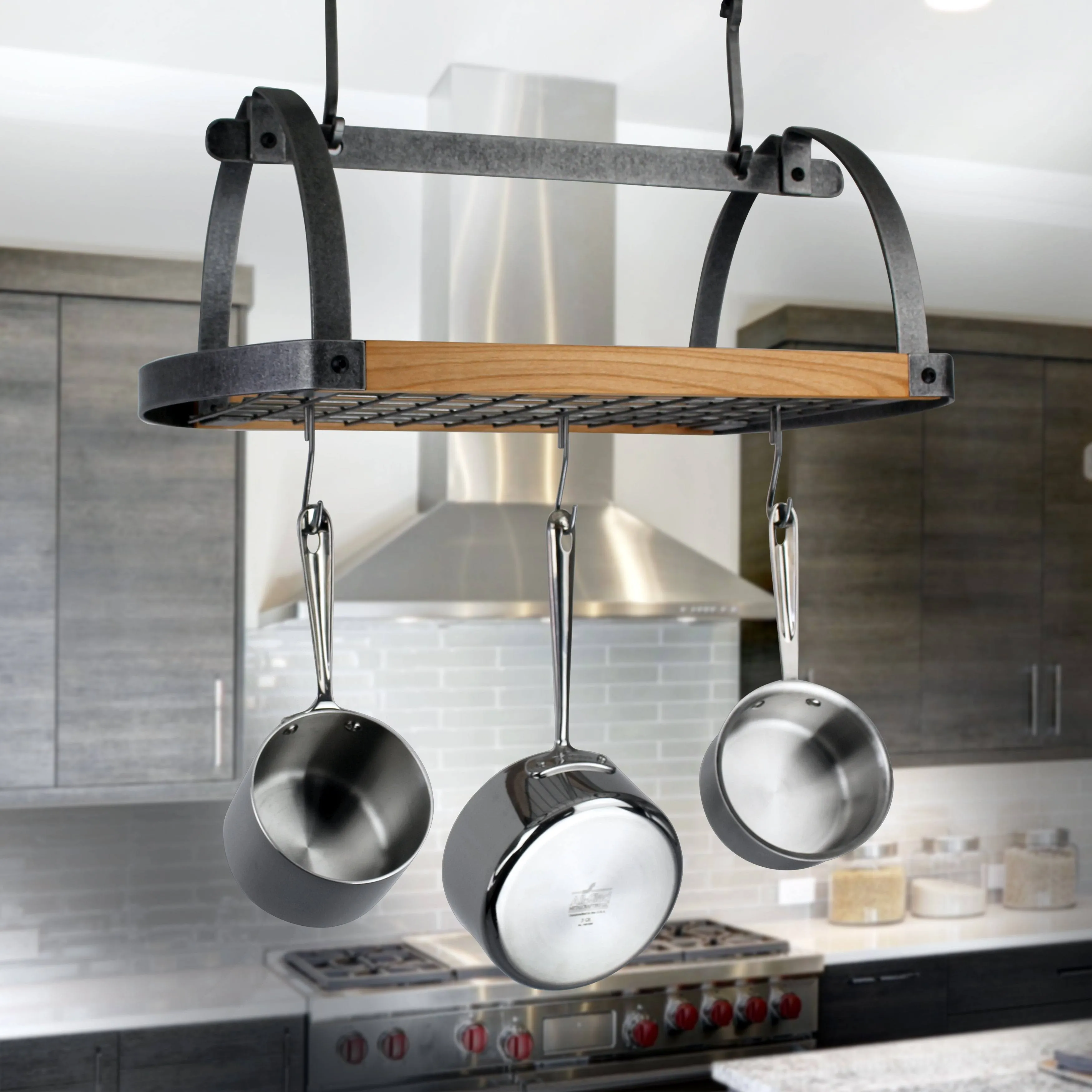 Riverbend Home Oval Ceiling Pot Rack