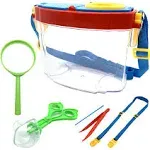 JTCJozz Bug Catcher Kit, Bug Collection Kit, Insect Catcher, Outdoor Nature Explorer Kit with Tweezers, Magnifying Glass, Science Educational Kit, Bug