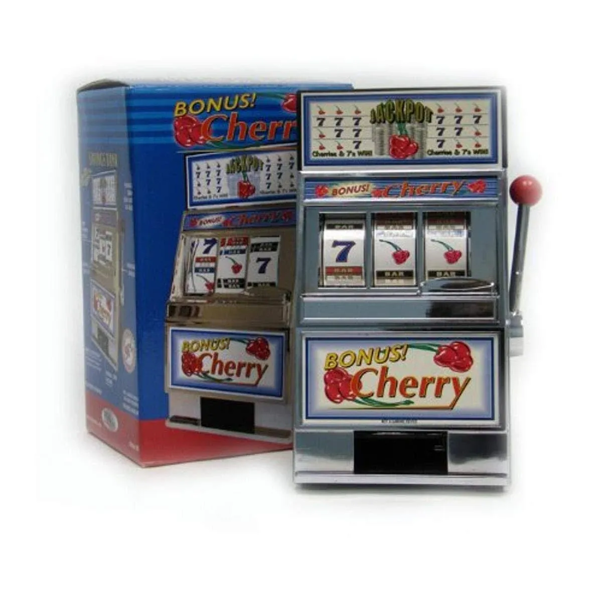 Cherry Bonus Slot Machine Bank