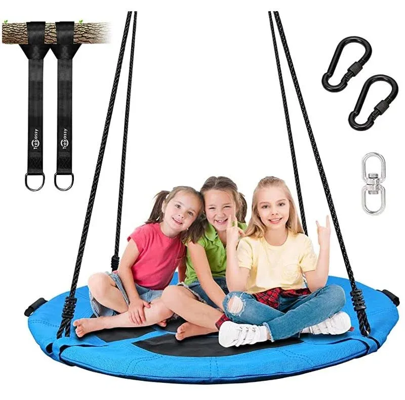 Trekassy 700lb Saucer Tree Swing for Kids Adults 40 inch 900D Oxford Waterproof ...