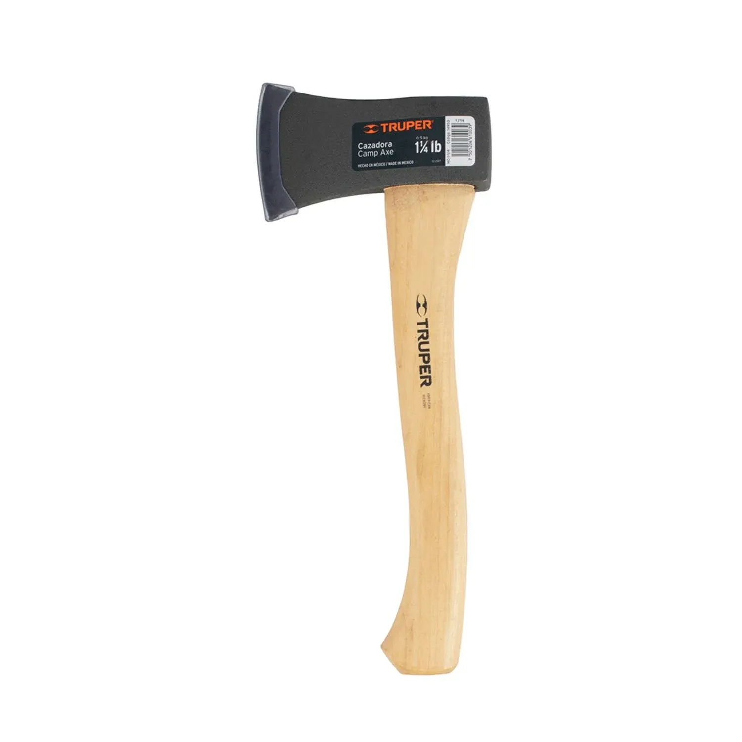 Truper HC-1-1/4 1 1/4 lb Camp Axe, 14" Hickory Handle 1 1/4 lb (0.5 kg)