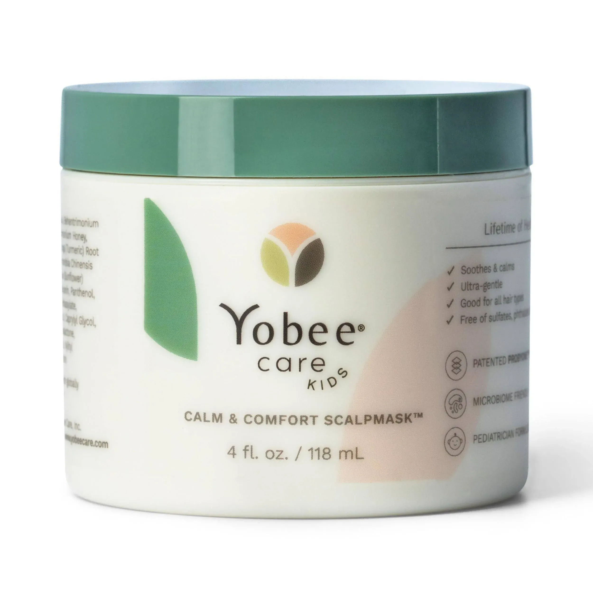 Yobee Restorative Scalp Mask - Dry Scalp Treatment Hair Mask - Probiotic Extracts, Organic Honey, Turmeric, Vitamin B12 - Natural Dry, Itchy, Sensitive Scalp and Dandruff Relief - for Adults, 4 fl oz