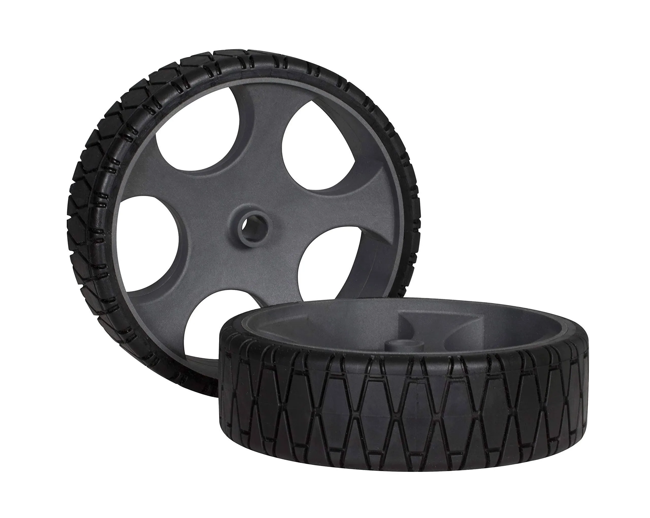 Wilderness Systems 12" Flat-Free Wheels, Pair - for Heavy Duty Kayak Cart, Black