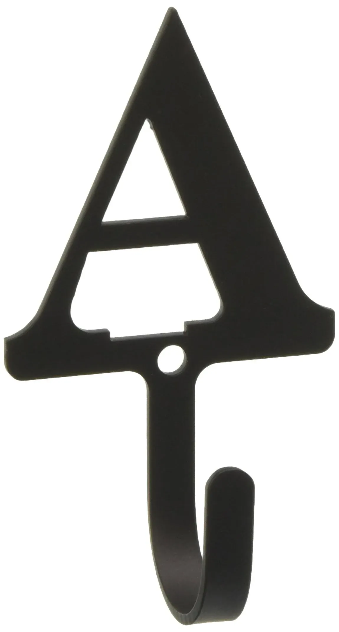 Village Wrought Iron Letter A - Wall Hook Small