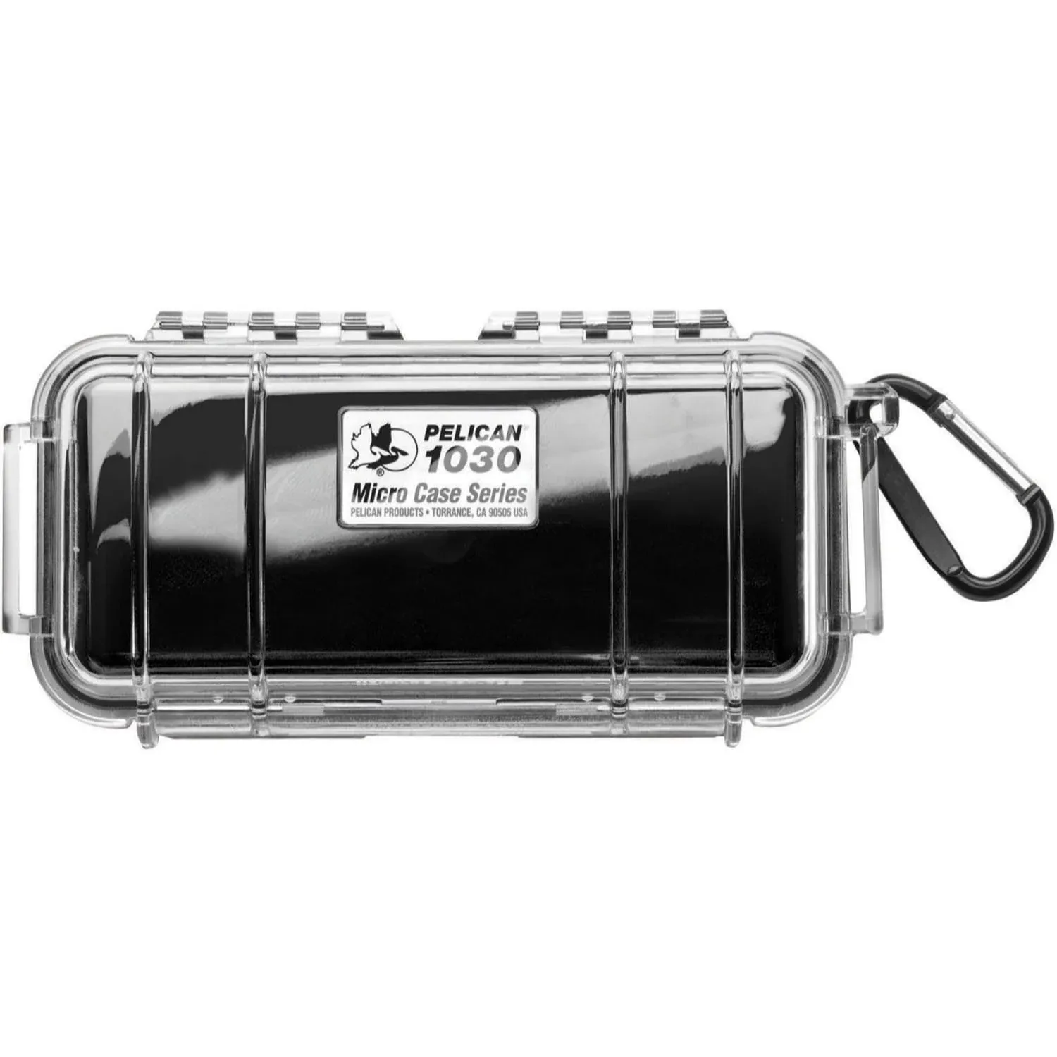 Pelican 1030 Micro Case (Black / Clear)