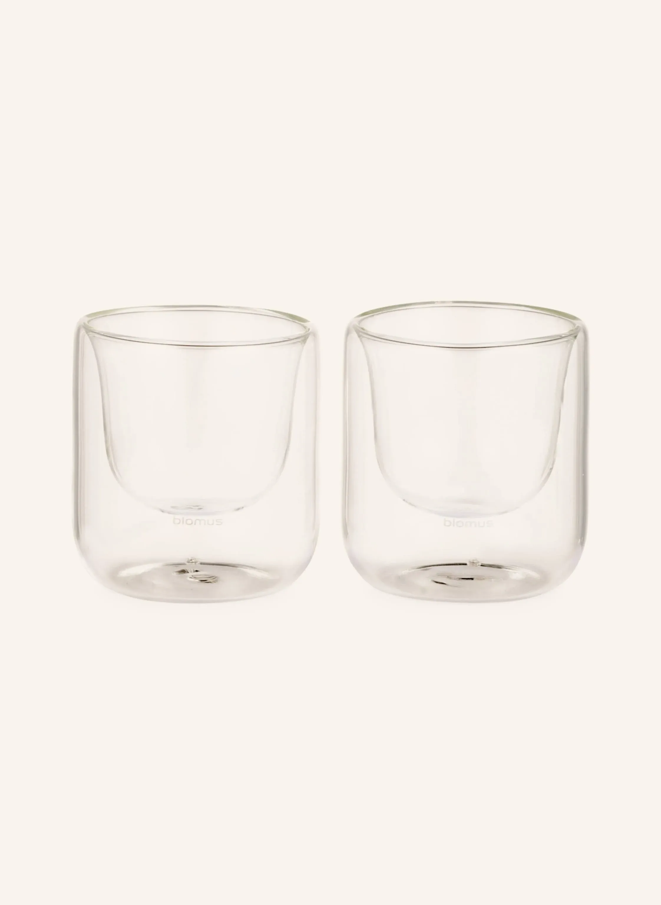 Blomus Insulated Espresso Tea Glasses Set of 2