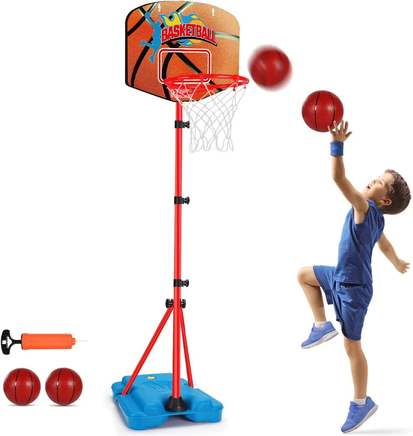 AugToy Toddler Basketball Hoop Stand