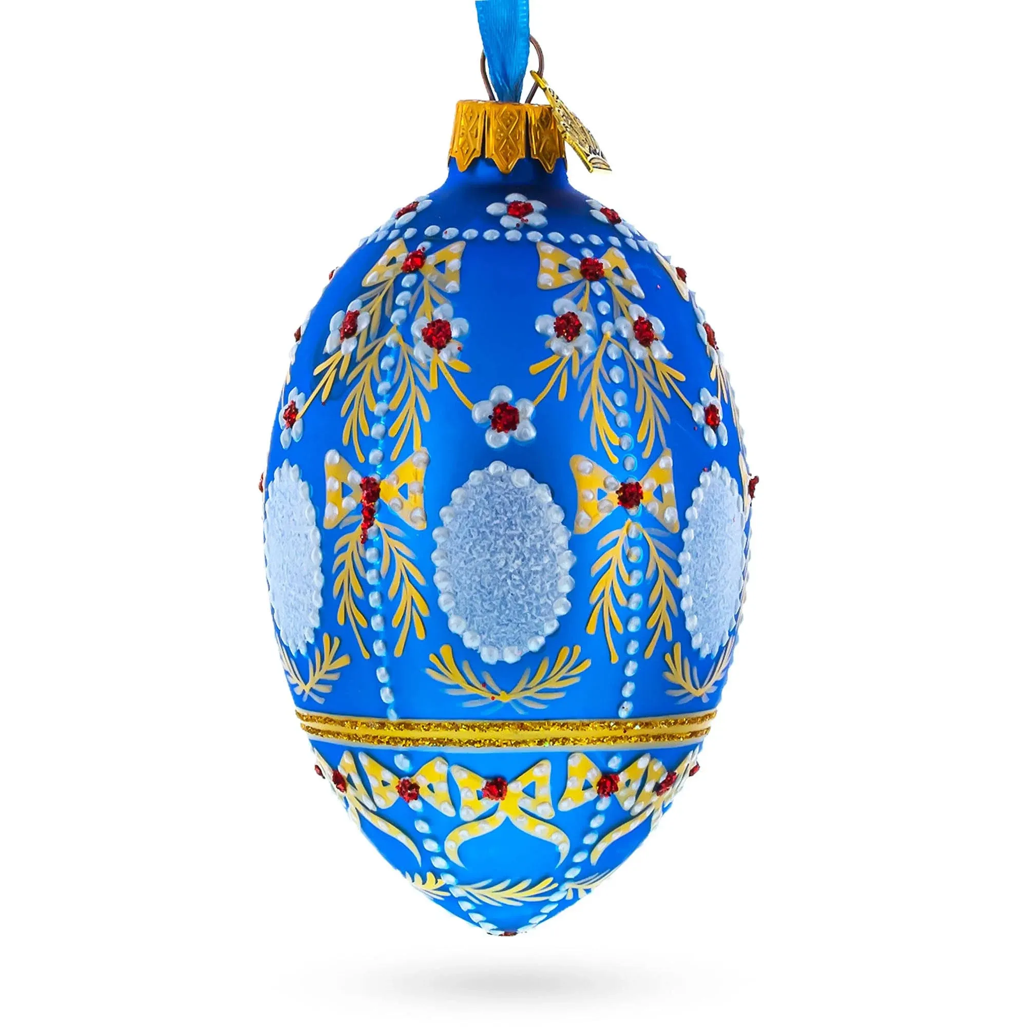 Bestpysanky 1908 Alexander Palace Royal Egg Glass Ornament