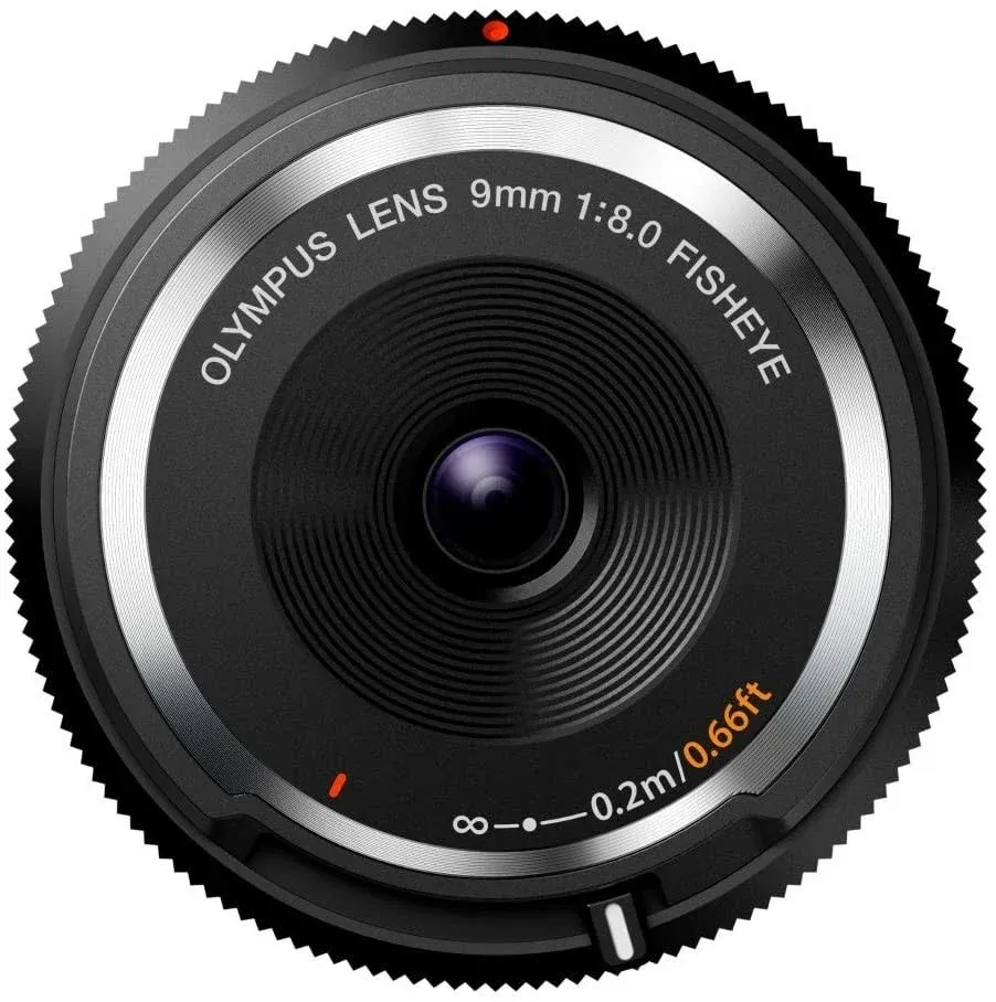 Olympus 9mm Fisheye Body Cap Lens - Black