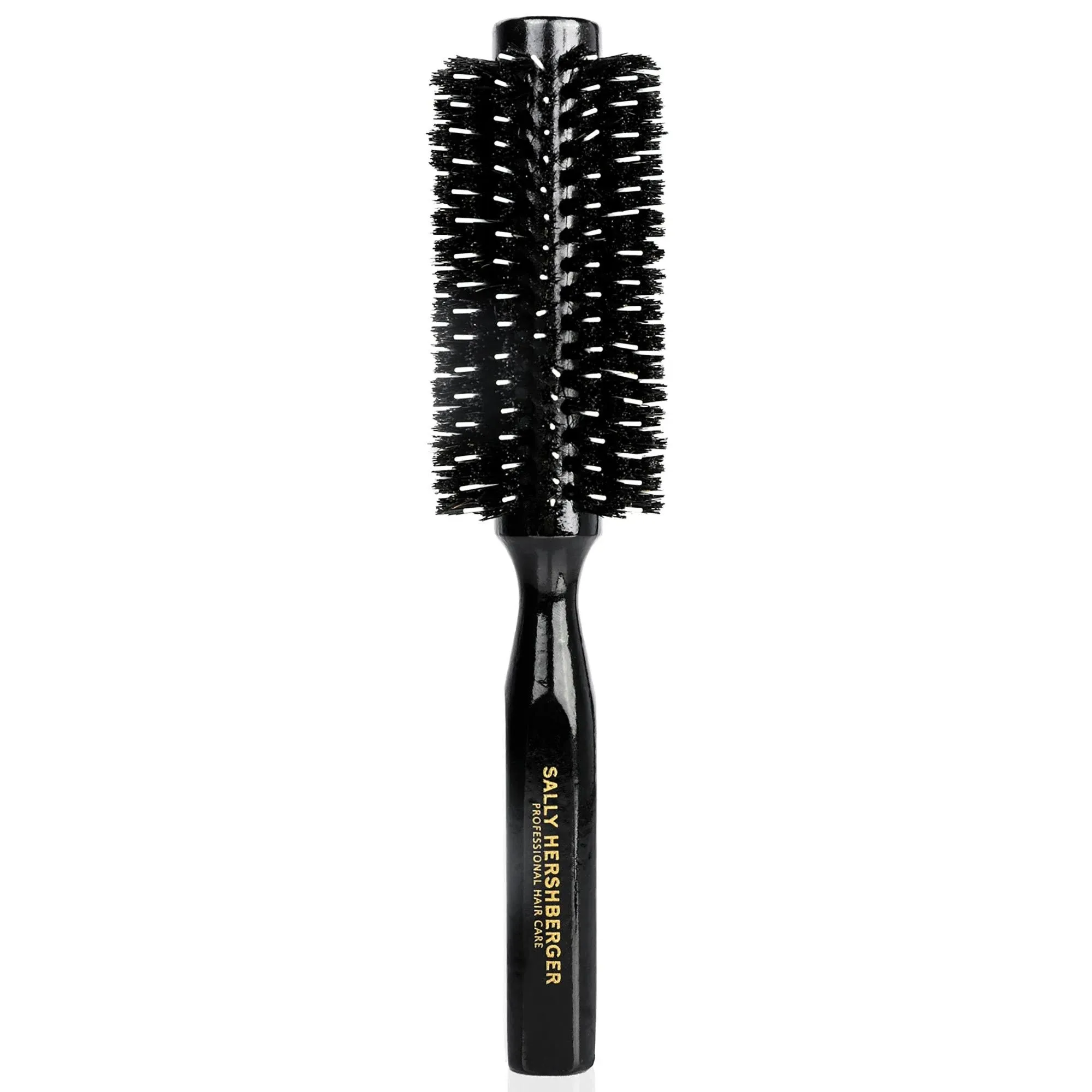 SALLY HERSHBERGER Medium Round Brush - Premium, Salon-Tested, Volumizing and Smoothing Barrel Hair Brush - For Styling, and Blow Drying Thick Through Fine Hair - Boar Bristle Design - 1 pc