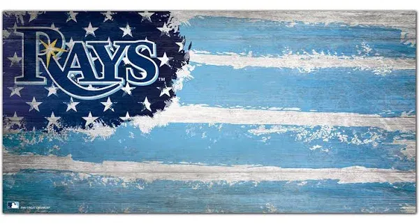 Tampa Bay Rays 6" x 12" Flag Sign