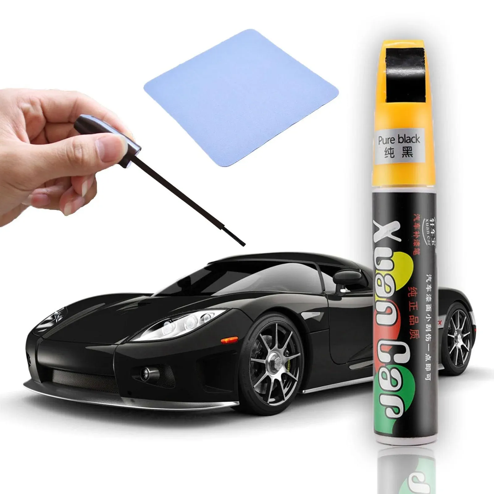 LeLight Touch Up Paint for Cars, Two-In-One Automotive Car Paint Scratch Repair ...